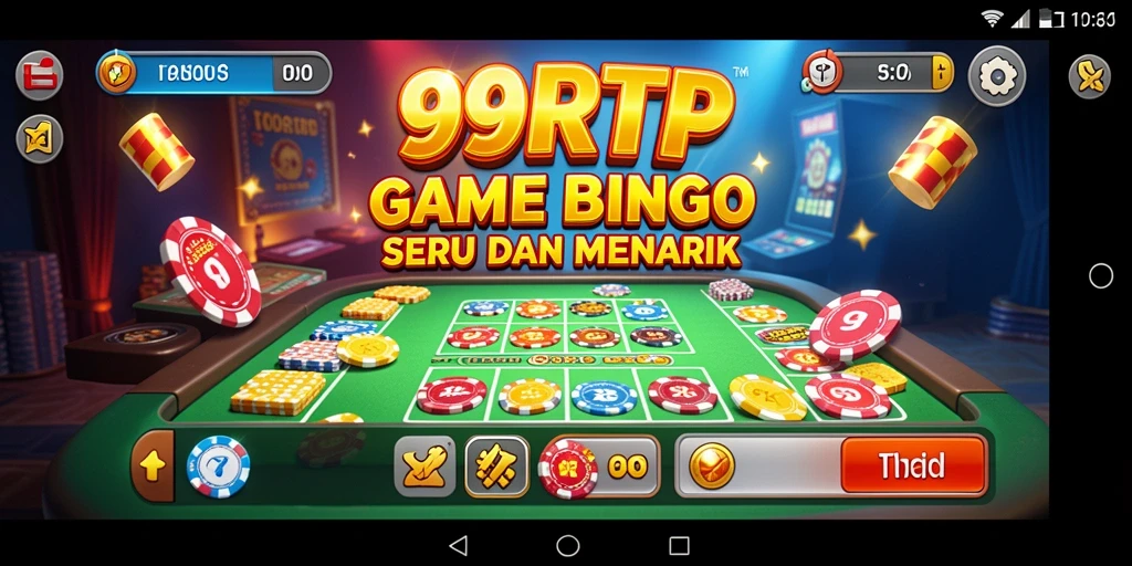 Tampilan gameplay bingo yang menarik dan seru.