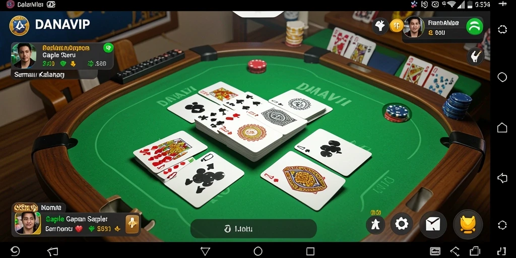 Screenshot permainan Gaple yang menarik dan penuh aksi.